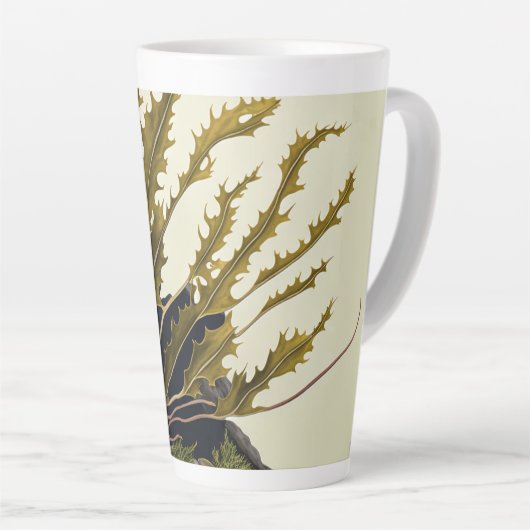Tidal Fronds カフェラテマグ (右アングル)