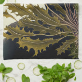 Tidal Fronds キッチンタオル (折り畳み)