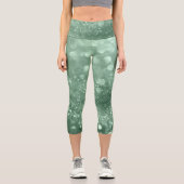 🌊💙 Tidal Motion Aquamarine カプリレギンス (正面)