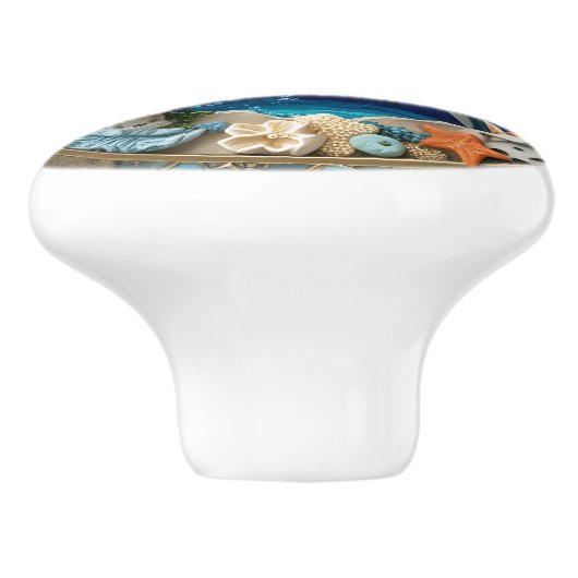 Tide Treasures Dolphins セラミックノブ (側面)