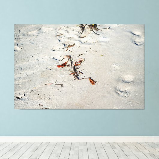 Tideline Calligraphy キャンバスプリント (インサイチュ (ウッドフロア))