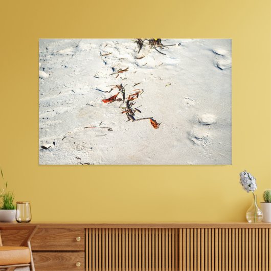 Tideline Calligraphy キャンバスプリント (インサイチュ (リビング))