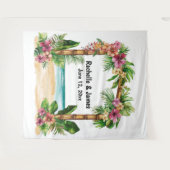 Tides of Love Arch Wedding Backdrop タペストリー (正面(横))