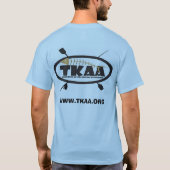 TIDEWATERのカヤックの釣り人連合 Tシャツ (裏面)