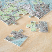 TidewaterヴァージニアMap (1984年) ジグソーパズル (側面)