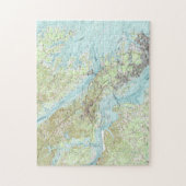 TidewaterヴァージニアMap (1984年) ジグソーパズル (縦)