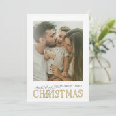 Tidings写真メリークリスマス シーズンカード (スタンド正面)