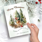 Tidings of Joy Christmas Greeting Card 招待状