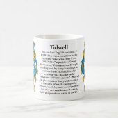 Tidwell、起源、意味および頂上のマグ コーヒーマグカップ (中央)