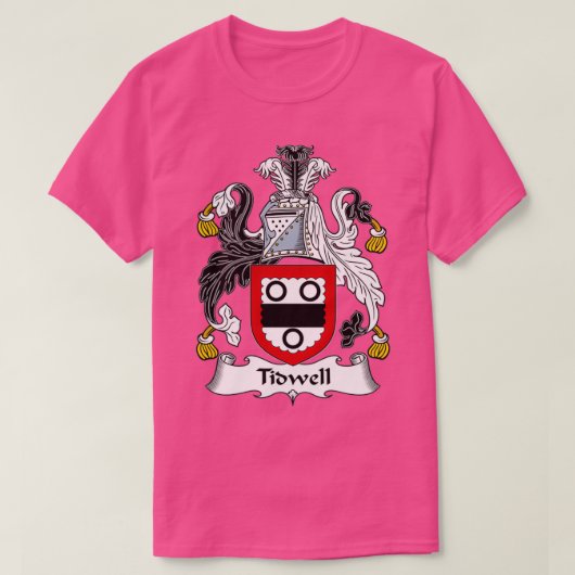 Tidwell Coat of Arms Family Crest  Tシャツ (デザイン正面)