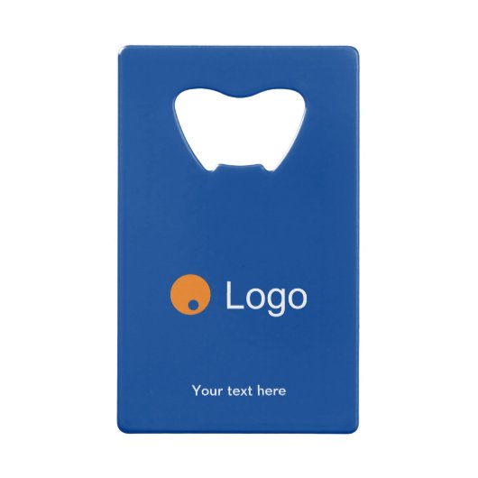 Tidyモノクロ企業の クレジットカード栓抜き (正面)