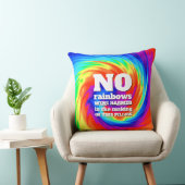 TieおもしろいDyeの虹が傷つけられた… クッション (椅子)