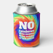 TieおもしろいDyeの虹が傷つけられた… 缶クーラー (缶裏面)