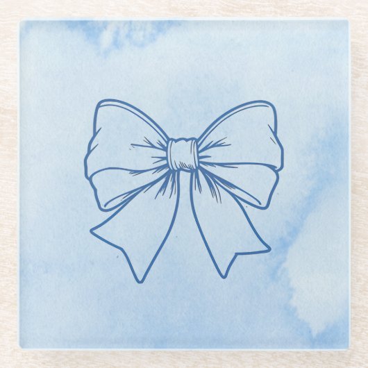 Tie ガラスコースター (正面)