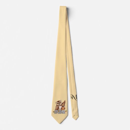 Tie ：私のパパ私の古い私(ochre) ネクタイ (正面)