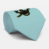 Tie - Anchor & Helm in Black ネクタイ (ロール)