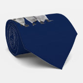 Tie Double Sided (海軍) 3人の王 ネクタイ (ロール)