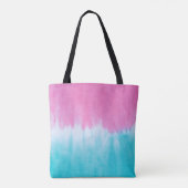 Tie-Dye抽象芸術：綿織物デザイン。 トートバッグ (裏面)
