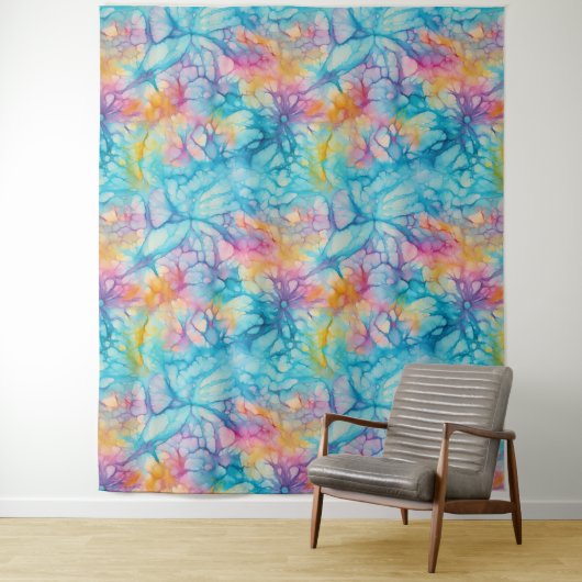 Tie-Dye タペストリー (インサイチュ)