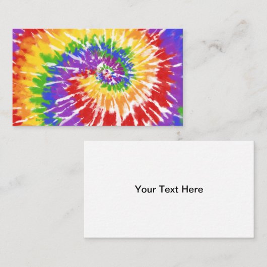 Tie Dye  名刺 (正面/裏面)