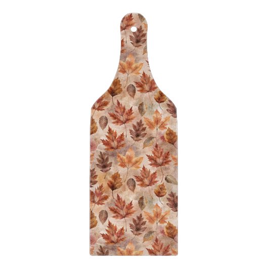 Tie Dye Autumn Floral カッティングボード (正面)