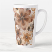 Tie Dye Autumn Floral カフェラテマグ (右)