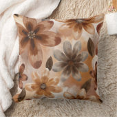 Tie Dye Autumn Floral クッション (ブランケット)