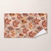 Tie Dye Autumn Floral バスタオルセット (ハンドタオル)