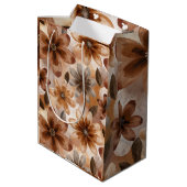 Tie Dye Autumn Floral ミディアムペーパーバッグ (裏面アングル)