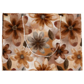 Tie Dye Autumn Floral ラージペーパーバッグ (裏面)