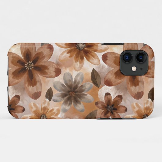 Tie Dye Autumn Floral Case-Mate iPhoneケース (裏面(横))