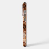 Tie Dye Autumn Floral iPhoneケース (左側面)