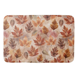 Tie Dye Autumn Leaves バスマット