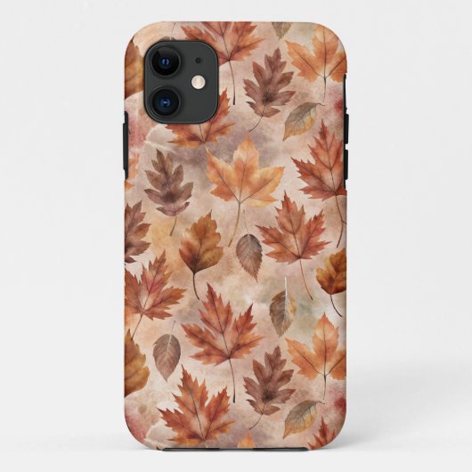 Tie Dye Autumn Leaves Case-Mate iPhoneケース (裏面)