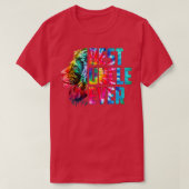 Tie Dye Best Uncle Ever Lion Funny Uncle Fathers D Tシャツ (デザイン正面)