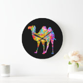 TIE DYE CAMEL ラージ壁時計 (ホーム)