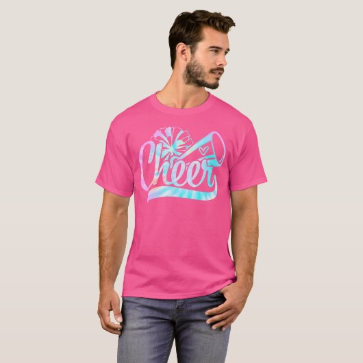 Tie Dye Cheer Cheerleading For Cheerleader Squad G Tシャツ (正面フル)