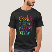 Tie Dye Cookie Baking Crew Merry Christmas Costume Tシャツ (正面)