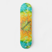 Tie Dye Dd Brand  スケートボード (正面)