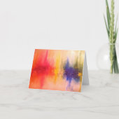 Tie Dye Greeting Card サンキューカード (正面)