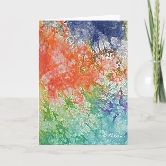 Tie Dye Greeting Card シーズンカード (正面)