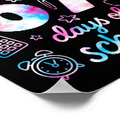 Tie Dye I Survived 67 Days Of School Funny Six Sev ポスター (角)