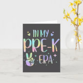 Tie Dye In My Pre-k Era  カード (黄色い花)