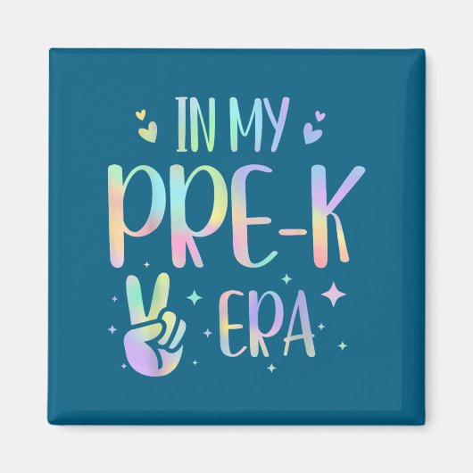 Tie Dye In My Pre-k Era  マグネット (正面)