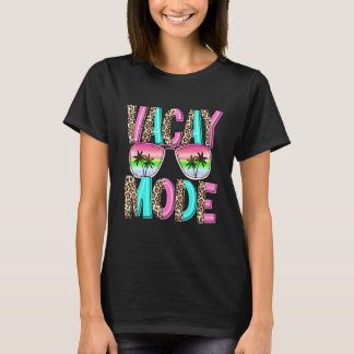 Tie Dye Leopard Vacay Mode Family Vacation Summer  Tシャツ