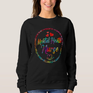 Tie Dye Mental Health Awareness Mental Health Appr スウェットシャツ