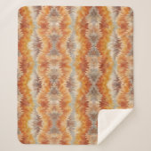 Tie Dye Organic Art シェルパブランケット (正面)