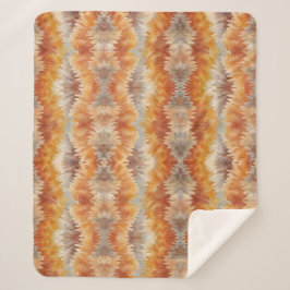 Tie Dye Organic Art シェルパブランケット