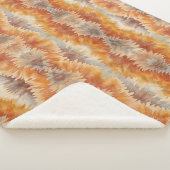 Tie Dye Organic Art シェルパブランケット (3/4)