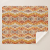 Tie Dye Organic Art シェルパブランケット (正面(横))